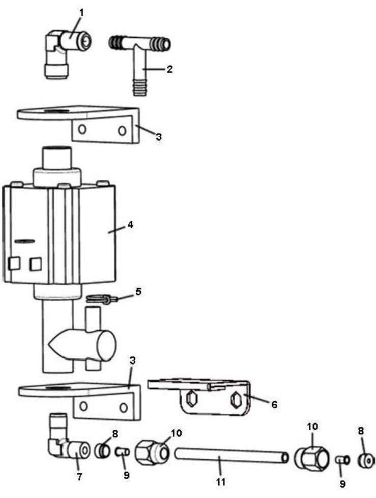 0010020052 SPOUT DELIVERY